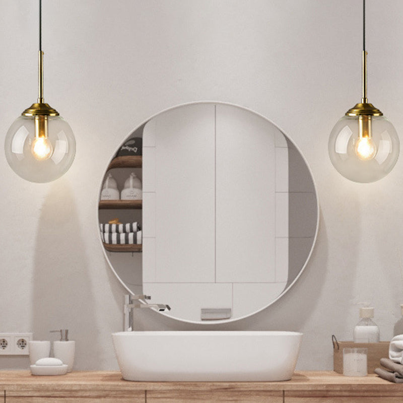 Globe Glaswandhalterung Leuchte zeitgenössische 1 Kopf Goldwandbeleuchtung für Schlafzimmer