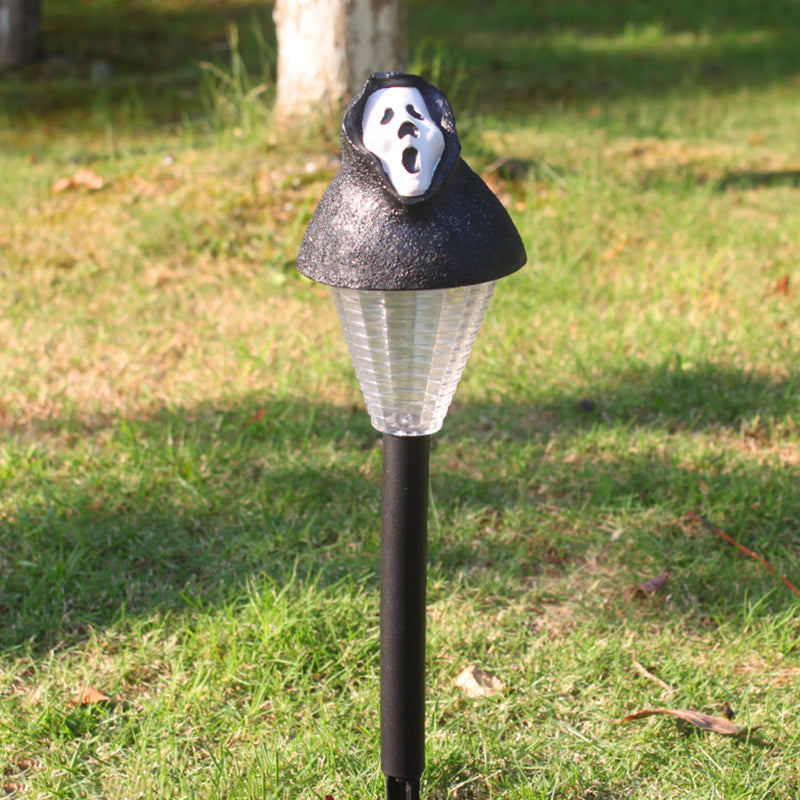 Ghost Courtyard Halloween LED Lawn Light Plastic Contemporary Solar Ground Lighting