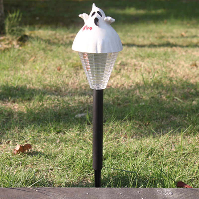 Ghost Courtyard Halloween LED Lawn Light Plastic Contemporary Solar Ground Lighting