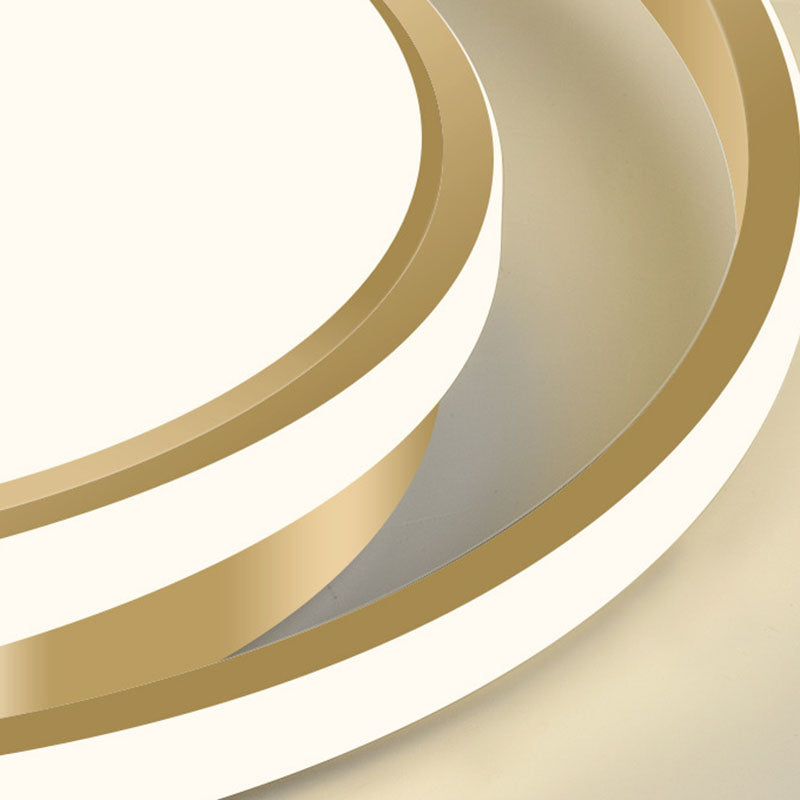 Circle Shaped Bedroom Flush Light Acrylic Minimalist LED Flush Ceiling Light Fixture