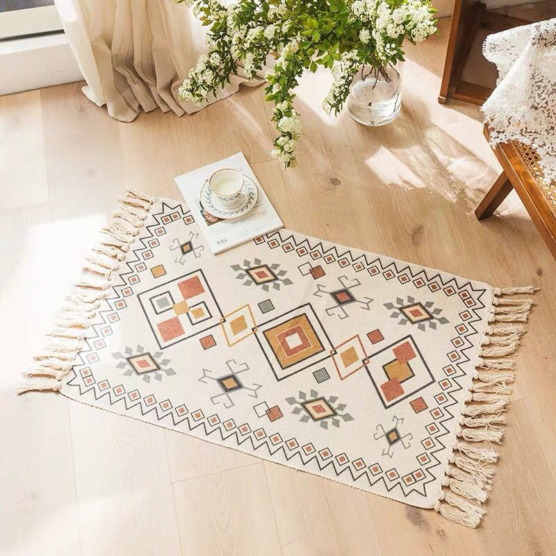 Tapis de chambre à coucher multicolo