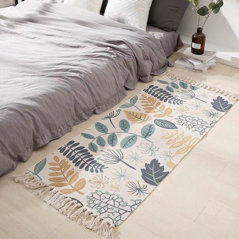 Cute Childrens Art Rug Multicolor Fairy Tale Rug Machine Washable Carpet for Kids Room
