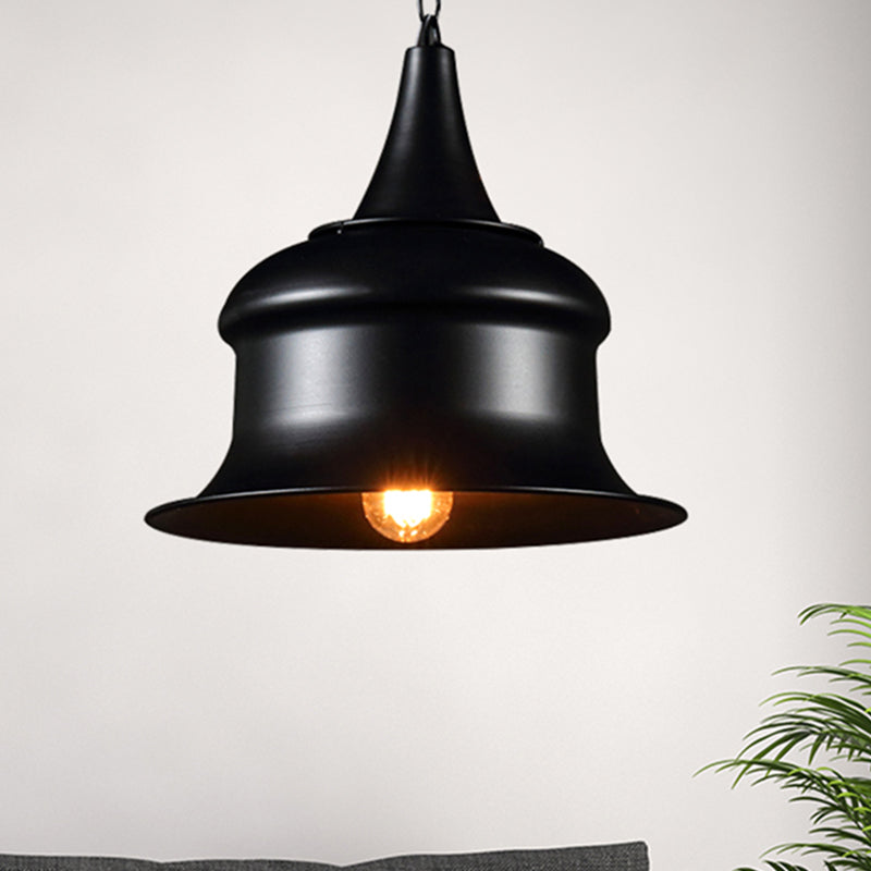 Black/rosso/giallo a pendente singolo Light Vintage Metal Cell Forma appendiale per soggiorno per soggiorno
