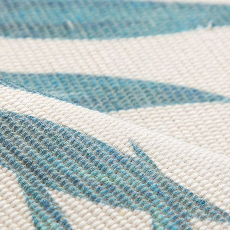 Multi-Color Palm Leaf Rug Cotton Bohemia Rug Machine Washable Carpet for Room