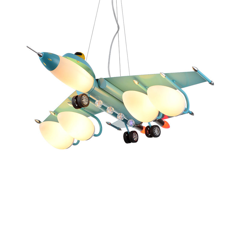 Éclairage de lustre en forme d'avion contemporain