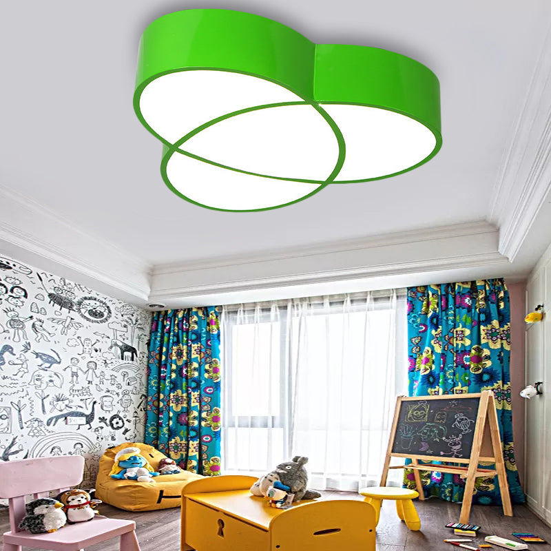 Bloemvormige plafondlicht Modern Stijlvolle acrylspoeling Mount Light voor restaurant