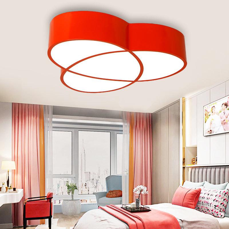 Bloemvormige plafondlicht Modern Stijlvolle acrylspoeling Mount Light voor restaurant