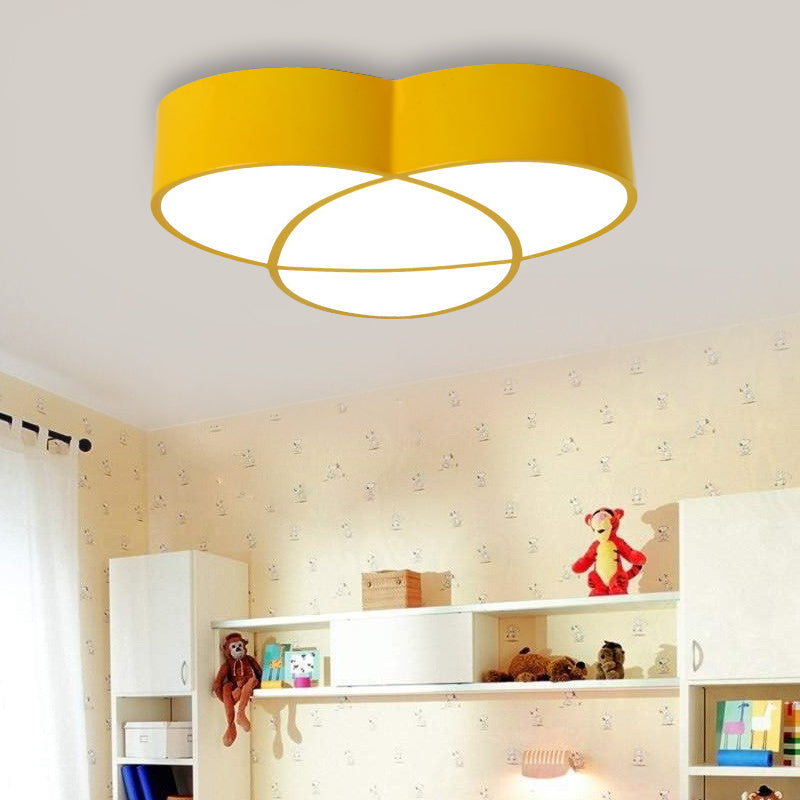 Bloemvormige plafondlicht Modern Stijlvolle acrylspoeling Mount Light voor restaurant