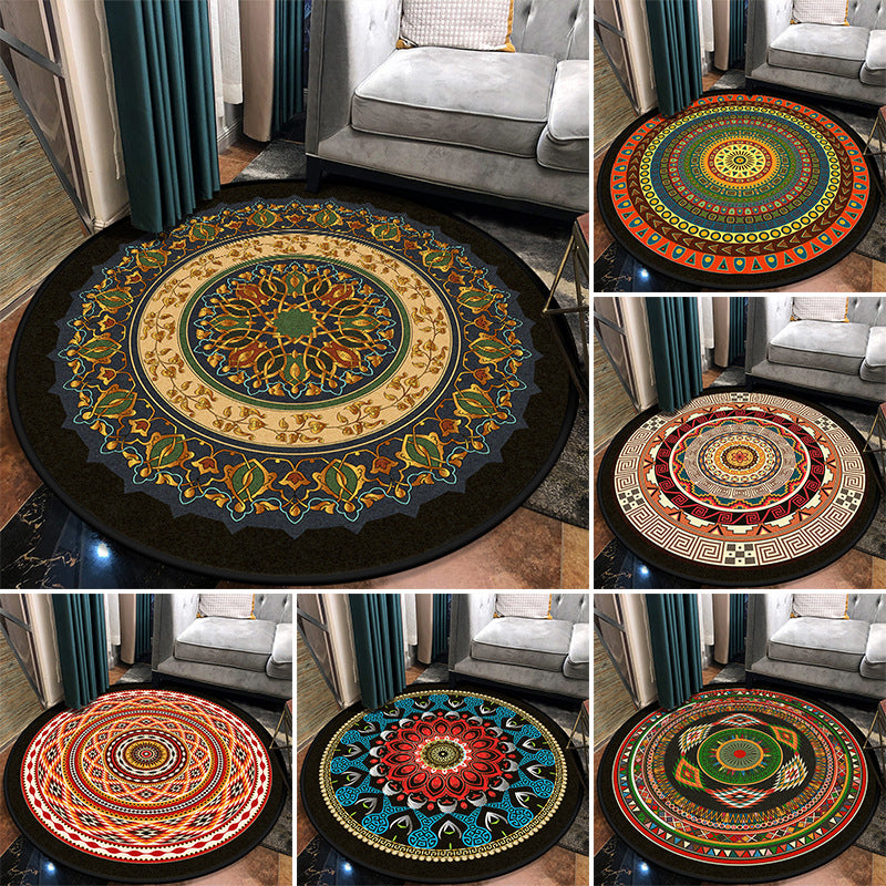 Multi Colored Moroccan Area Rug Synthetics Seamless Geometric Shapes Rug 356 Carpet for Living Room