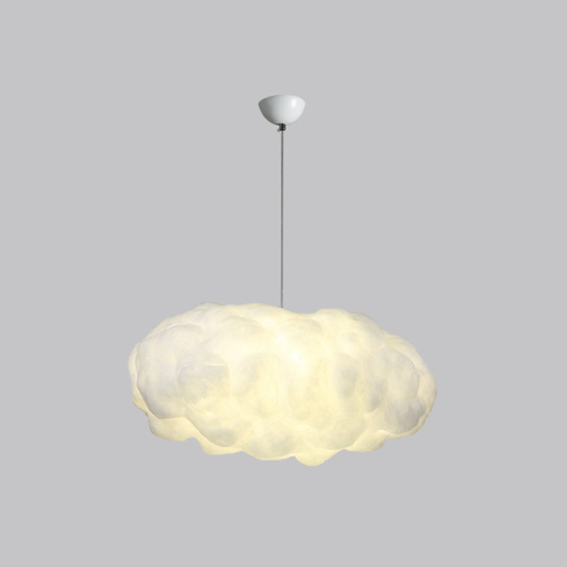 Cloud Restaurant Kronleuchter Licht Kunststoff 5 Lampenkünstler künstlerische Anhänger Licht in Weiß