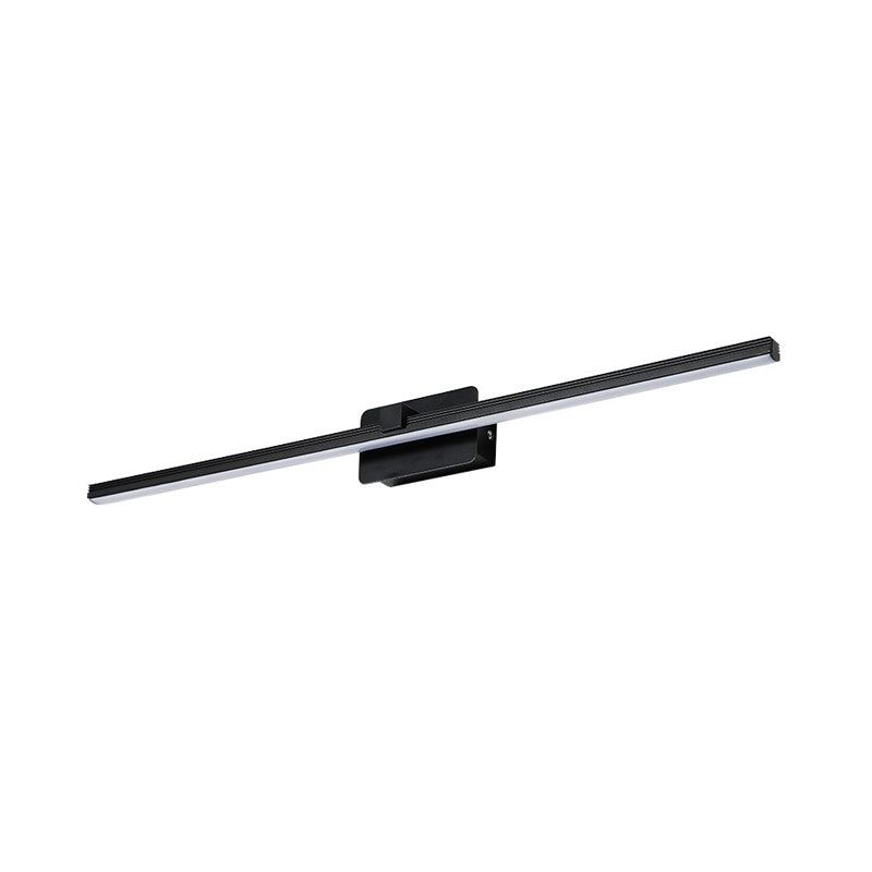 Minimalismo de tocador lineal LED LED Metal Polsille de la pared de la pared de la pared de la pared