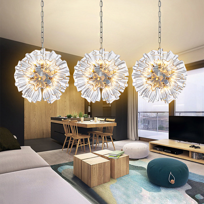 Lampada del lampadario Sputnik Modern Glass LED LED LED LIGHT APPLICO LIGUE IN SIGILTÀ, larghe 16 "/23,5"