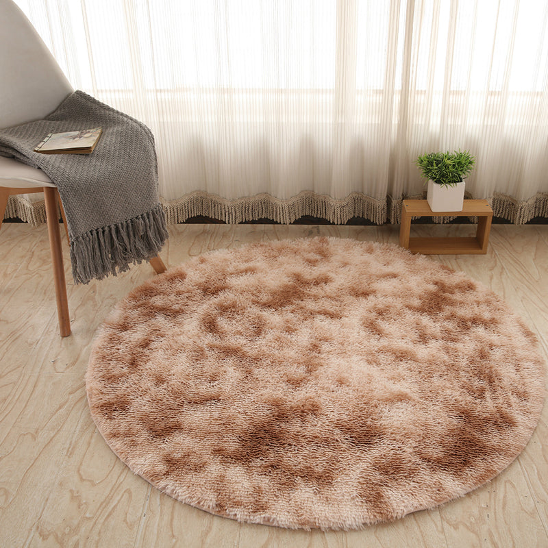 Chique meerkleurig vloerkleed in Scandinavische stijl Shag Tie Dye vloerkleed Machinewasbaar antislip achterkant Vlekbestendig tapijt voor huisdecoratie