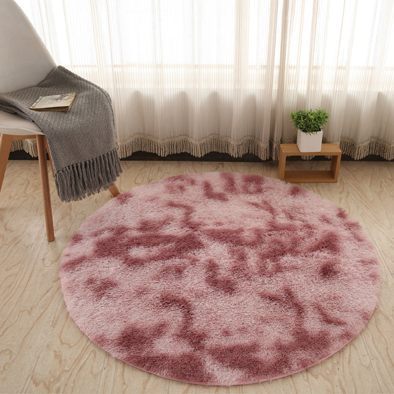 Chique meerkleurig vloerkleed in Scandinavische stijl Shag Tie Dye vloerkleed Machinewasbaar antislip achterkant Vlekbestendig tapijt voor huisdecoratie