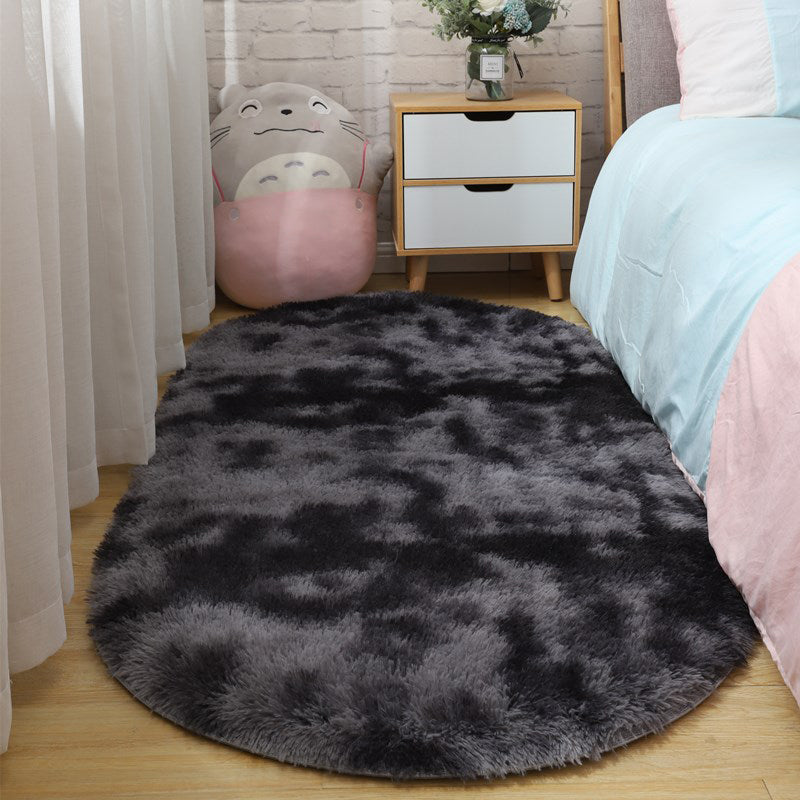 Tapis de pied de chambre à coucher relaxant multi-couleurs du tapis linace