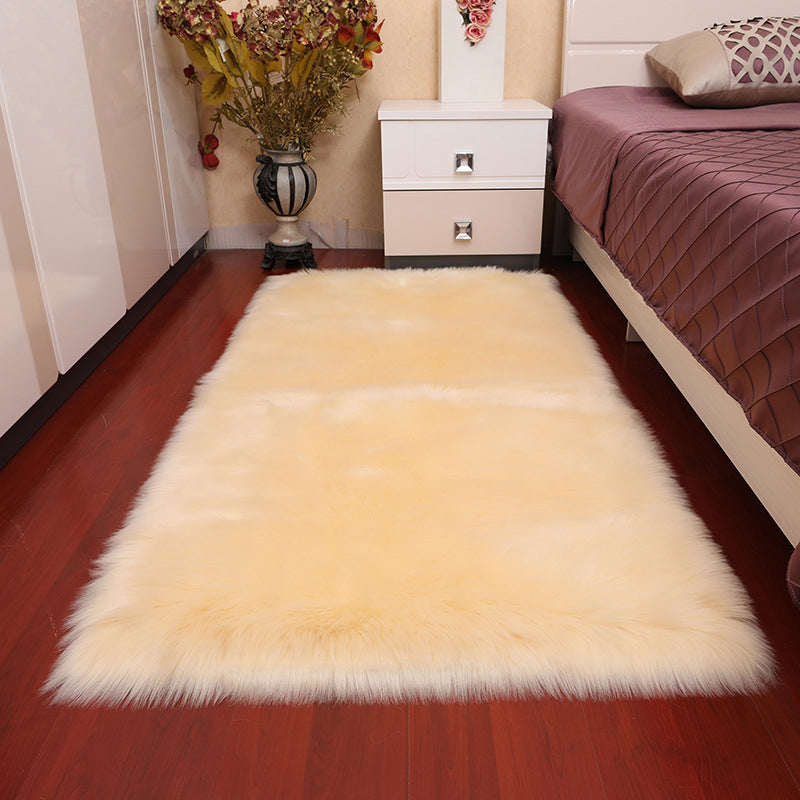 Modischer, minimalistischer Teppich, mehrfarbig, einfarbig, schmutzabweisender, haustierfreundlicher Teppich für Schlafzimmer