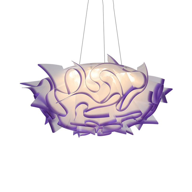 Blumengestaltung Anhänger Leicht Art Deco Acryl 1 hellrosa/orange/blaue Decke Anhänger für Esszimmer