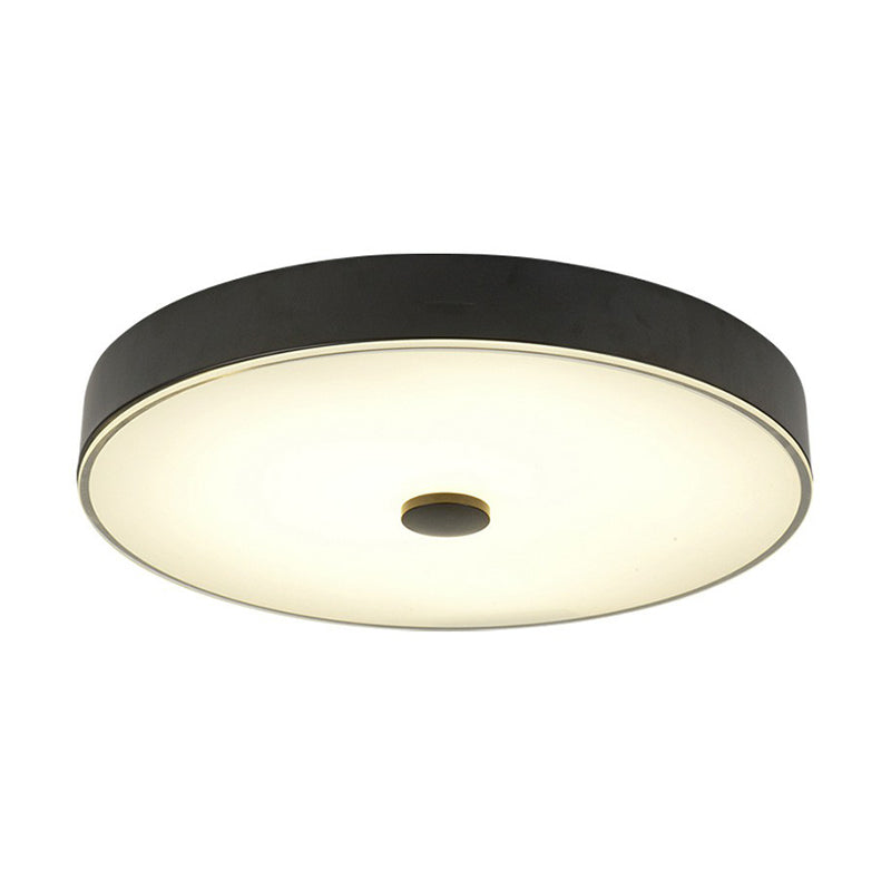 Verre crème de forme ronde LED encastré éclairage classique chambre encastré luminaire