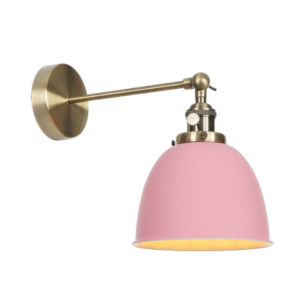 1 Glühbirnenkaum Schattenlampe Industrie Schwarz/Grau/Weiß -Metall -Wandmontage Licht für Schlafzimmer