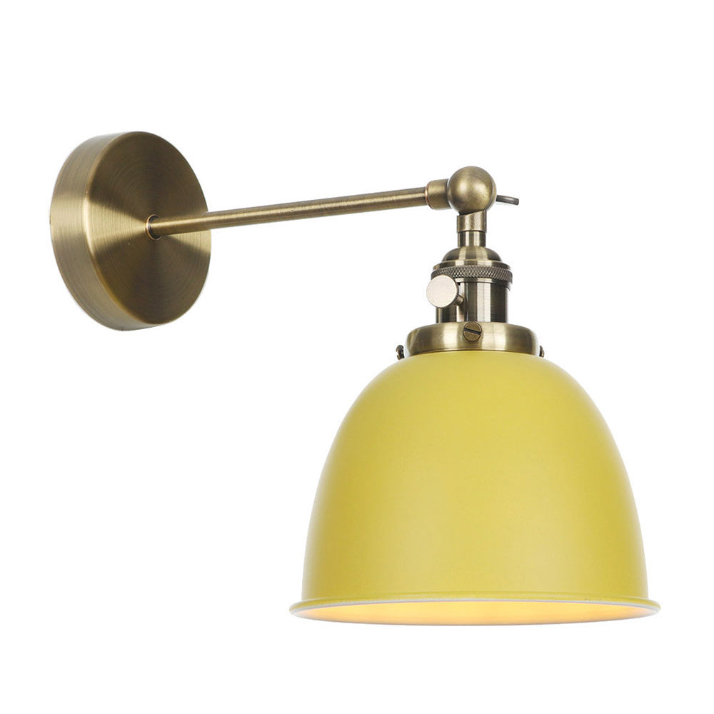 1 Glühbirnenkaum Schattenlampe Industrie Schwarz/Grau/Weiß -Metall -Wandmontage Licht für Schlafzimmer