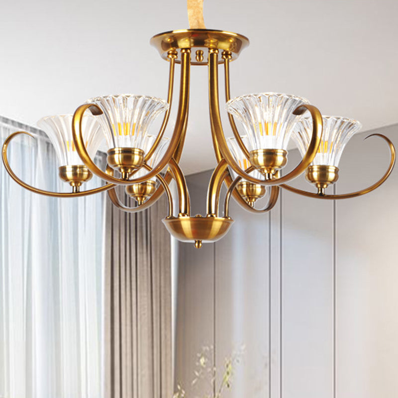 Brass 3/6 lumières lustre luminaire