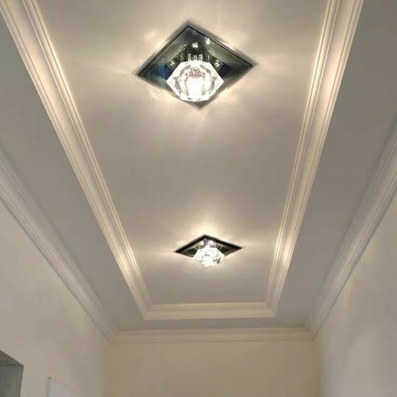 Edelstein Foyer LED-Unterputz Licht Kristall Einfachheit Flush Mount Deckenleuchte