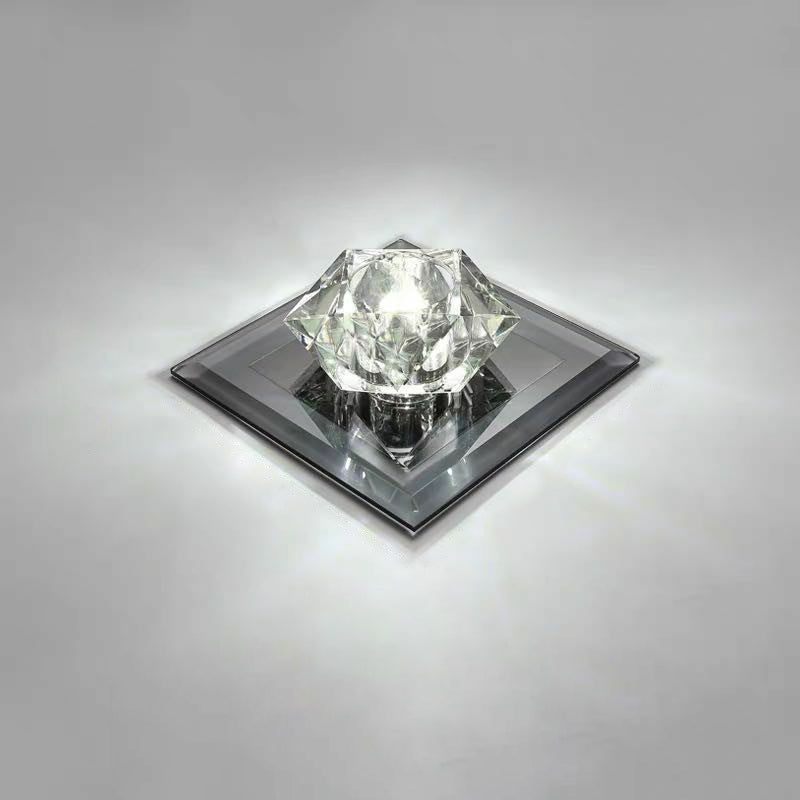 Edelstein Foyer LED-Unterputz Licht Kristall Einfachheit Flush Mount Deckenleuchte