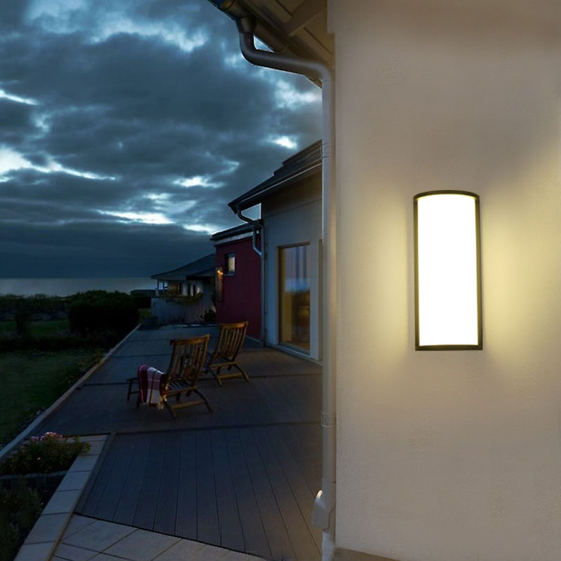 Half Cylinder Wall Sconce Lamp Minimalistic Metal Textured Black LED Wall Lighting Fixture for Outdoor
