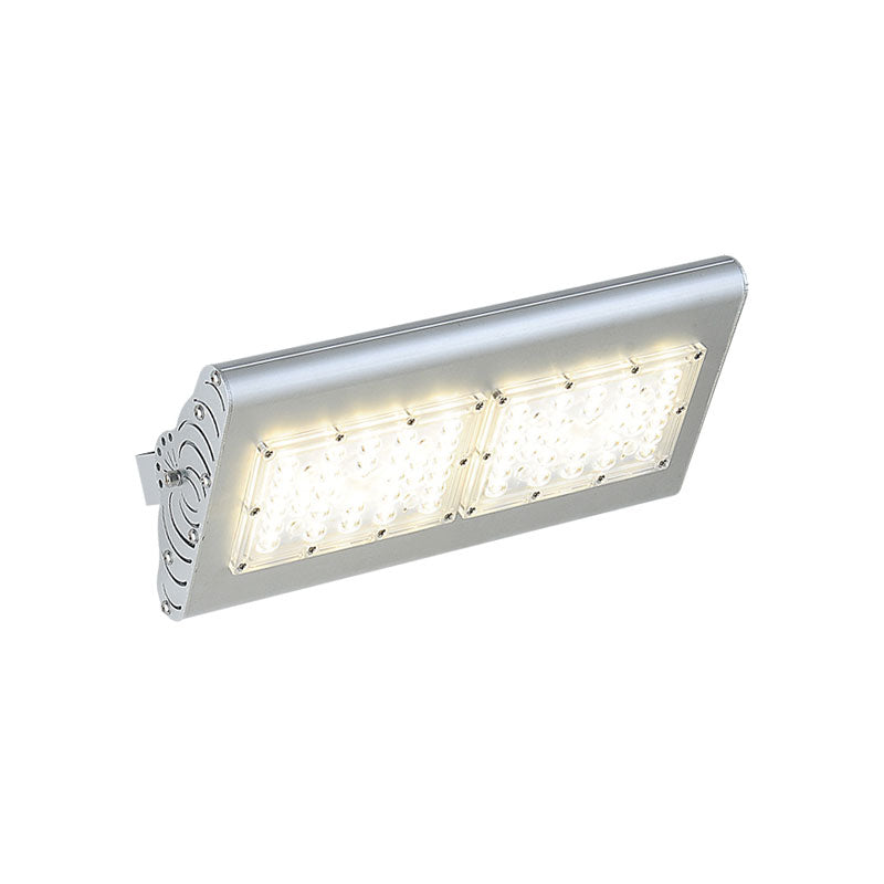 Panel LED Spotlight Wall Light Simplicity Aluminum Courtyard Wall Sconce Lighting in Silver