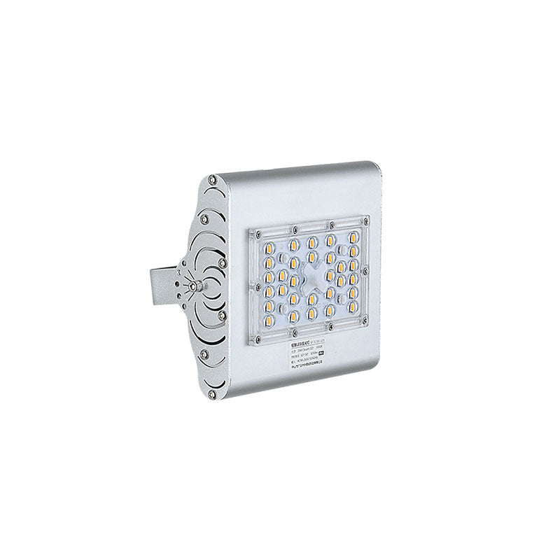 Panel LED Spotlight Wall Light Simplicity Aluminum Courtyard Wall Sconce Lighting in Silver