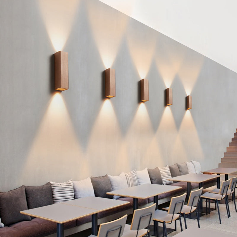 Modernes Quaderwand, leichte Metall Wohnzimmer geführt in Bronze/Gold/Kaffee auf und ab.