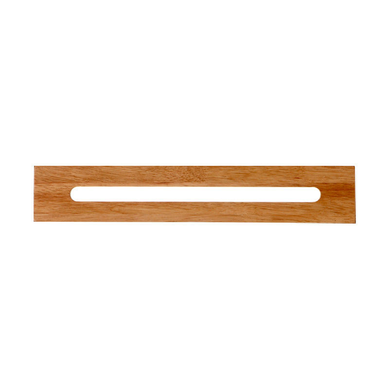 Rechteckige Holzwandhalterung hellem modernistischen LED Braune Wandhalter