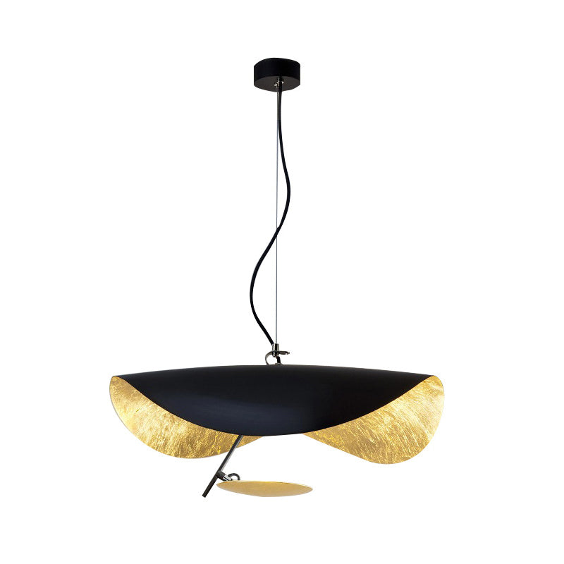 Metal Lotus Leaf Shade LED Suspension Lighting Minimalist Pendant Ceiling Light for Living Room