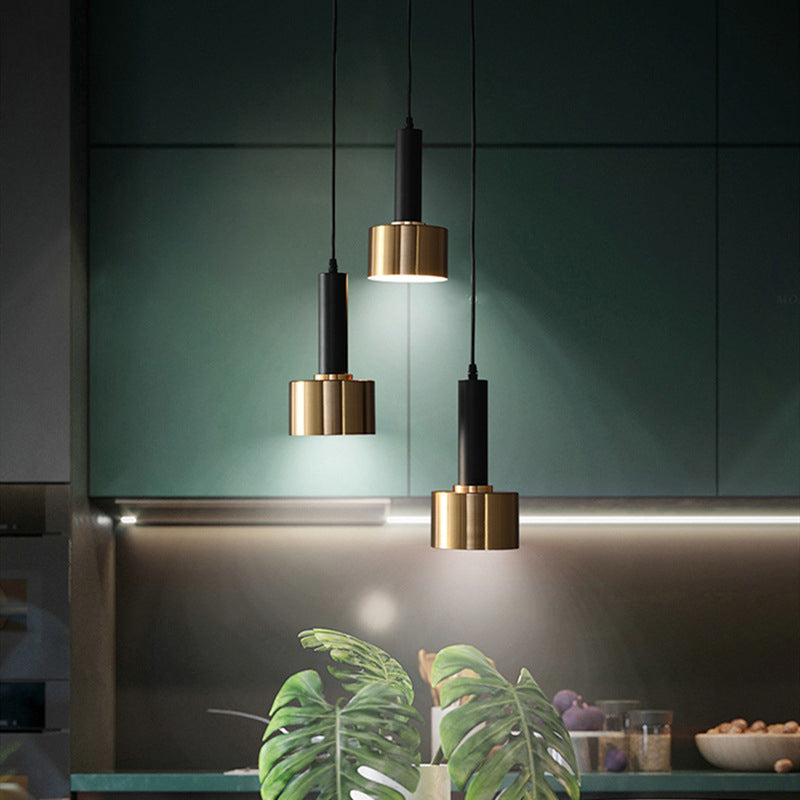 Brass Grenade Shaped Ceiling Light Simplicity 3 Heads Metallic Suspension Light Fixture