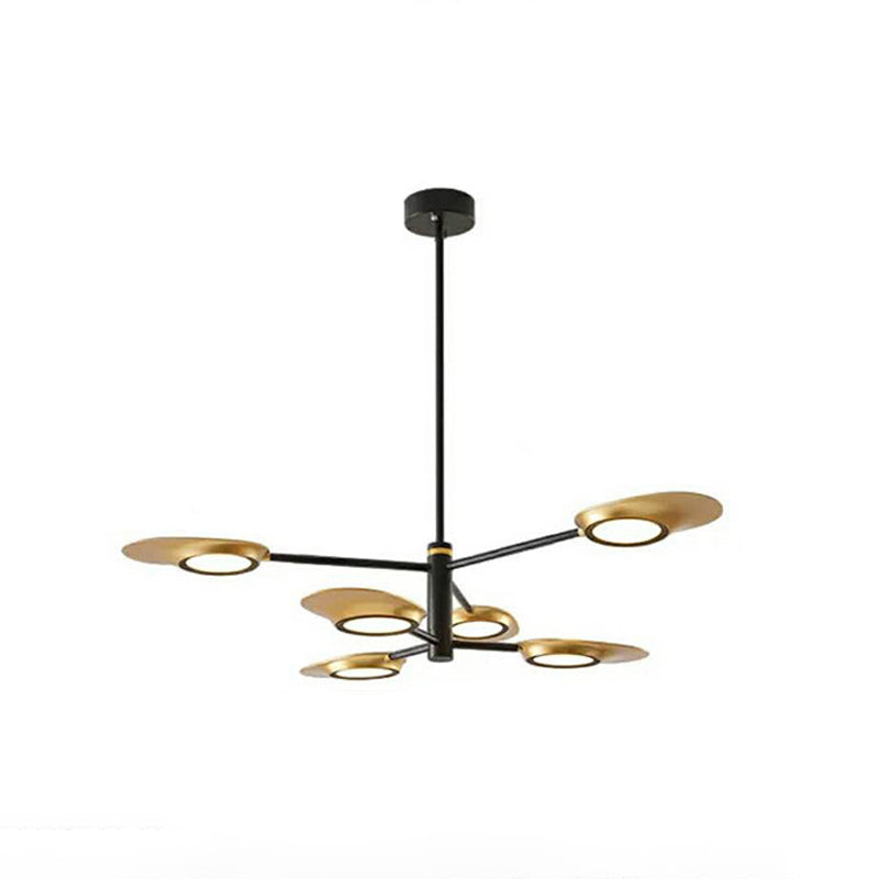 Lámpara de lámpara de ráfaga radiante luz colgante de estilo posmoderno