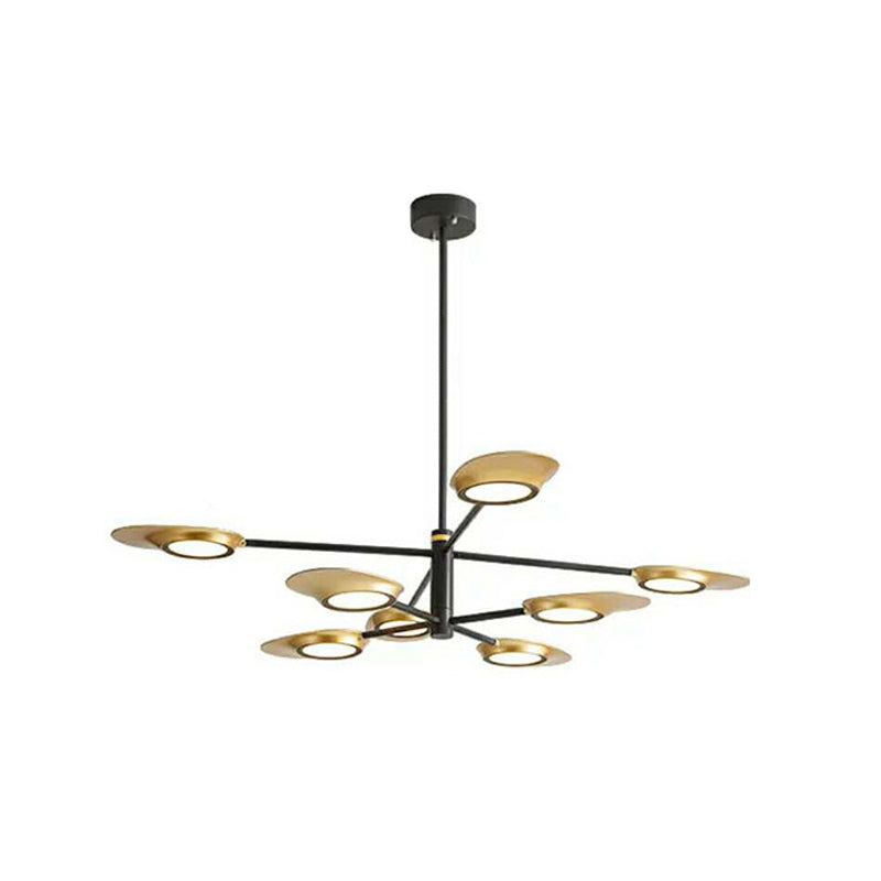 Lámpara de lámpara de ráfaga radiante luz colgante de estilo posmoderno