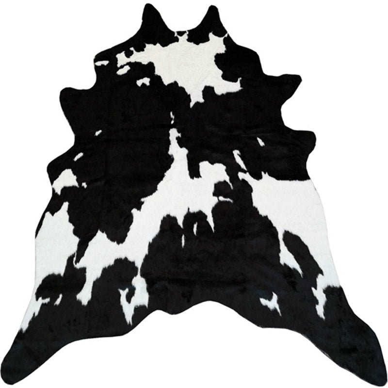 Multi-Colored Room Foot Rug Simplicity Animal Skin Print Rug Polypropylene Stain Resistant Non-Slip Backing Washable Carpet