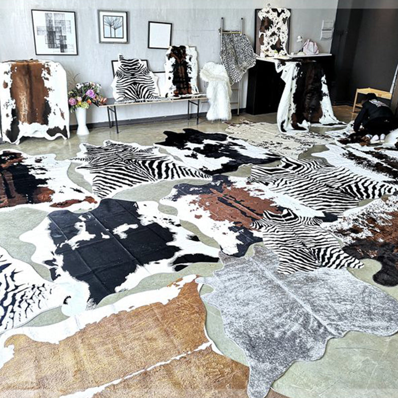 Ganzes Kunsttierhaut Teppich Multi-Farbe Nordic Rug Synthetic