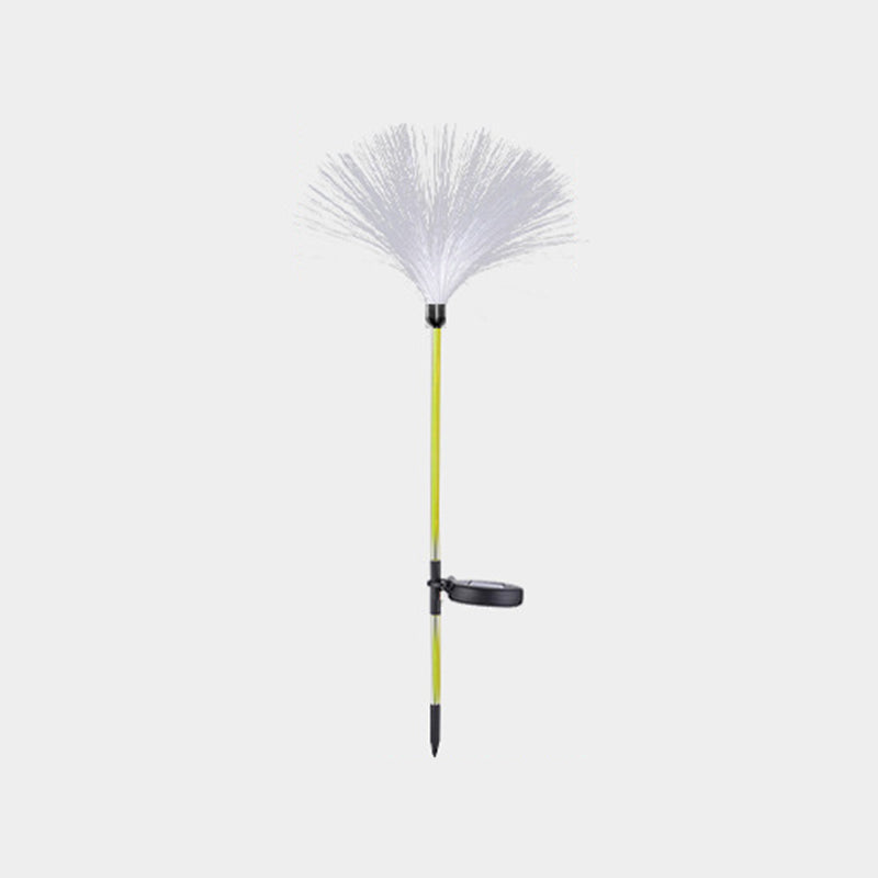 Optical Fiber Ground Light Art Decor Clear LED Stake Lighting for Courtyard , 10 Pcs