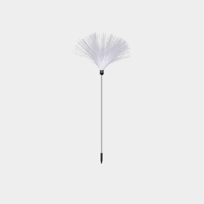 Optical Fiber Ground Light Art Decor Clear LED Stake Lighting for Courtyard , 10 Pcs