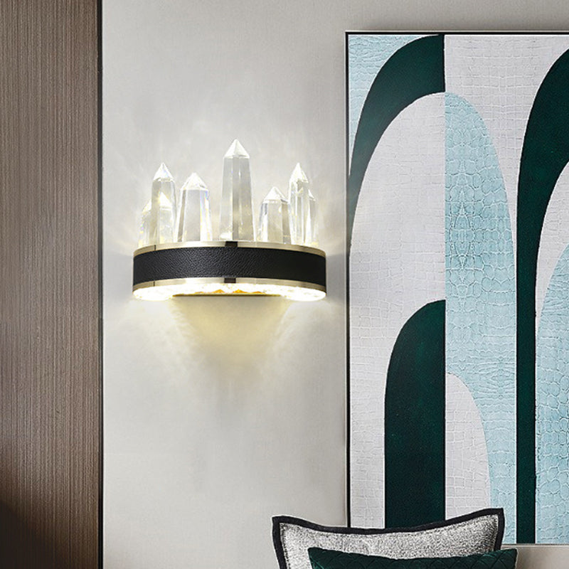 Mont mural en forme de glaçon noir