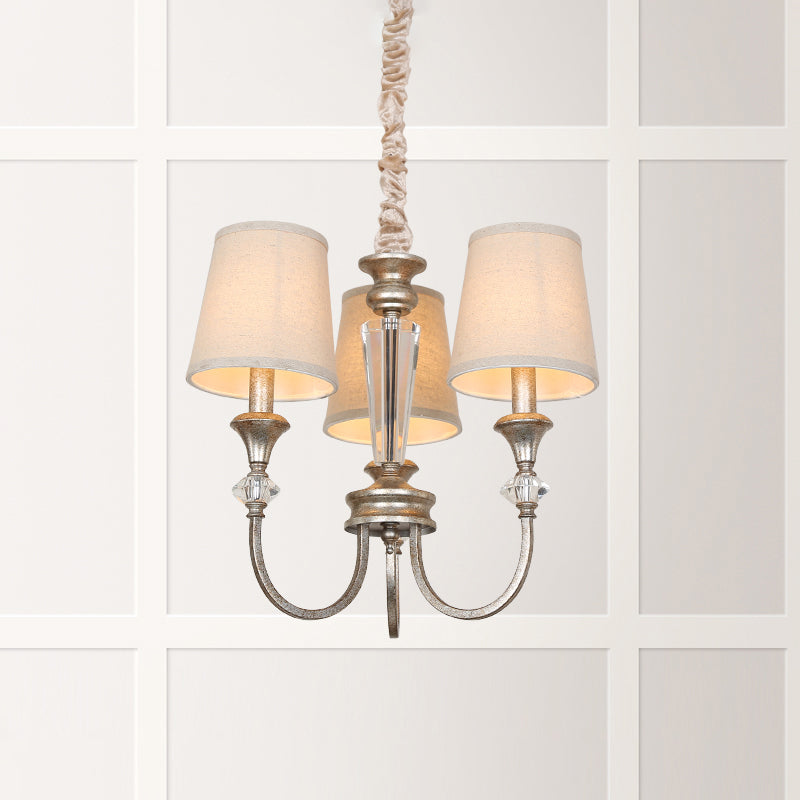 Lampada candele in stile coloniale Lumo Lampada a sospensione del soffitto metallico per soggiorno
