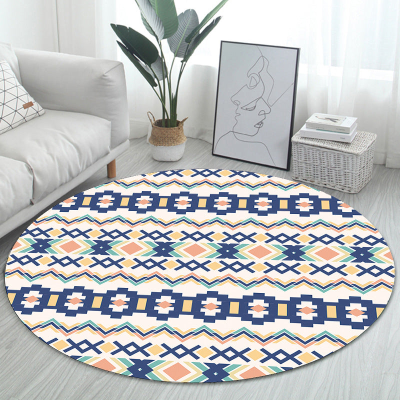 Unieke Boheemse vloerkleed multi-kleuren naadloos patroon tapijt wasbaar anti-slip huisdiervriendelijk gebied tapijt voor kamerdecoratie