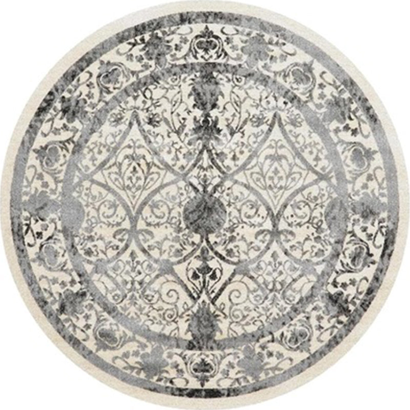 Tapis à imprimé tribal multicolore Polyester bohème carpet teinture résistante à la machine lavable sans glissement pour chambre à coucher