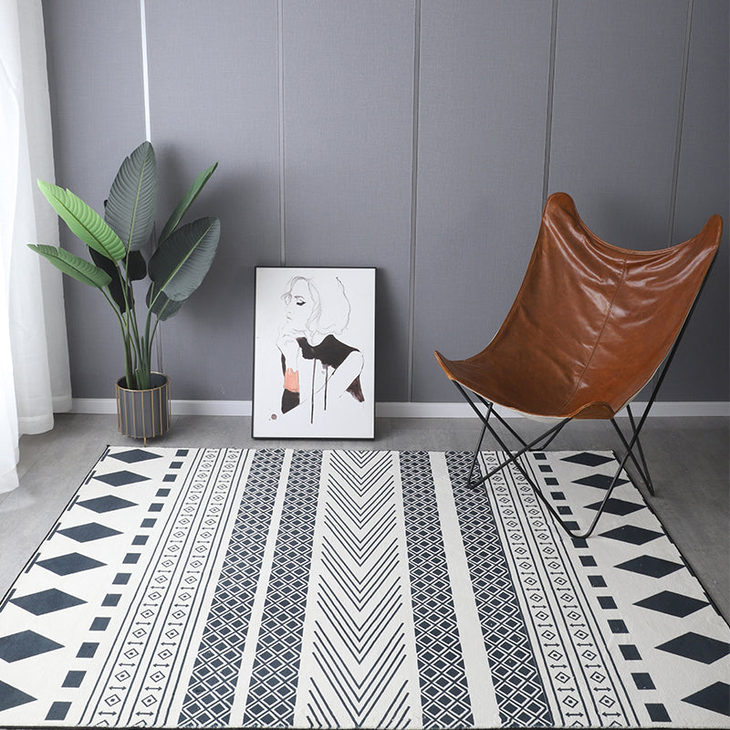 Bohemia Pattered Rug Multicolor polypropyleen Tapijt niet-slip achteruitgang Petvriendelijk wasbaar wasbaar tapijt voor zitkamer