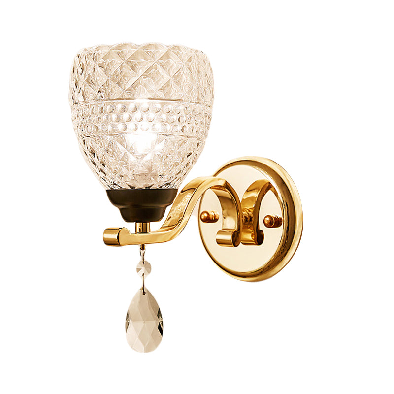 Verre texturée Moup de mur conique