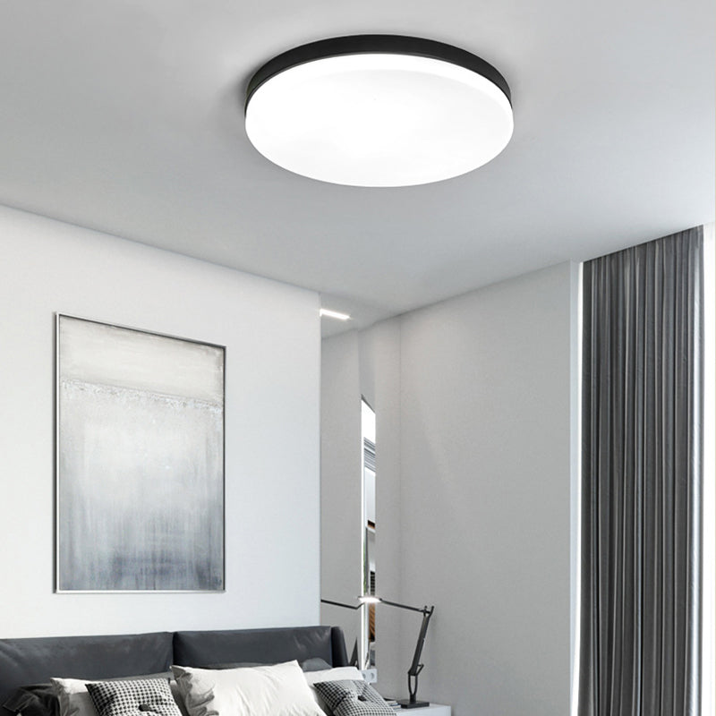 Kreis Flush Ceiling Licht Einfachheit Acryl 11 "/15" /19 " Dia Living Room Flushmount in Warm/White Light