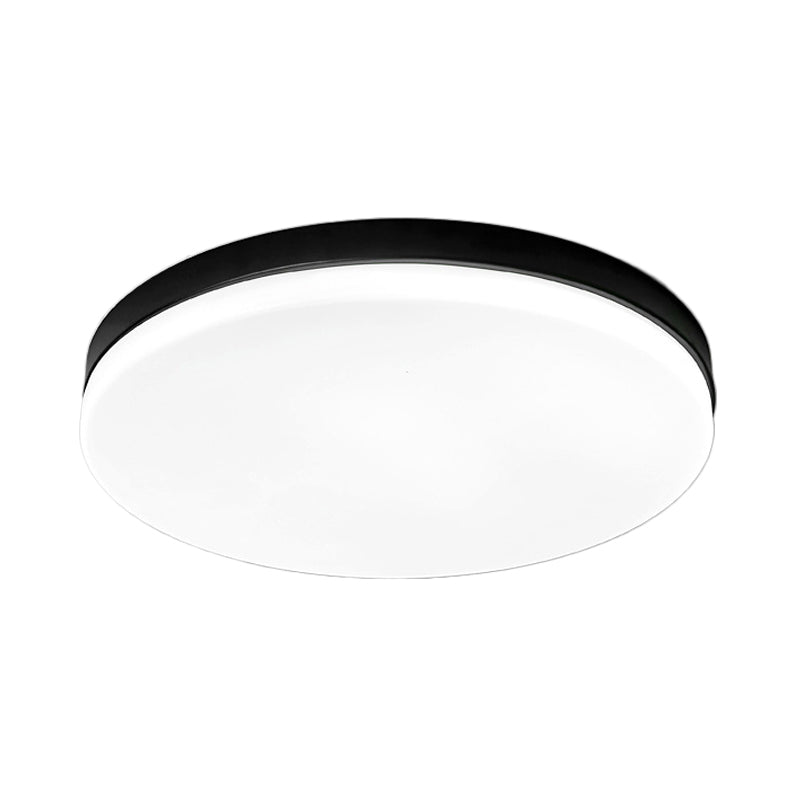 Kreis Flush Ceiling Licht Einfachheit Acryl 11 "/15" /19 " Dia Living Room Flushmount in Warm/White Light
