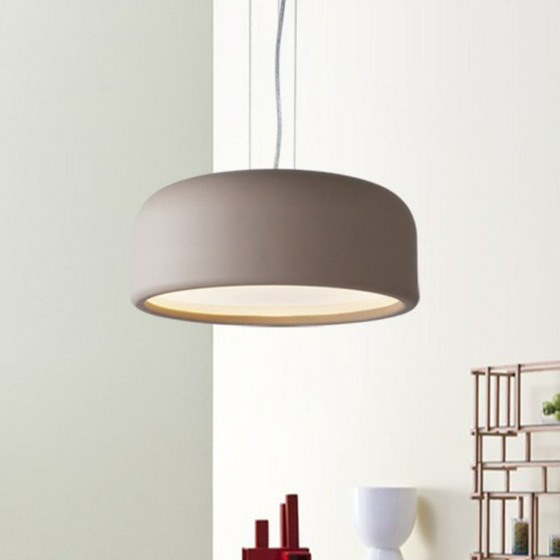 Rond Shade salon plafond lumière acrylique unique minimaliste suspendu minimaliste