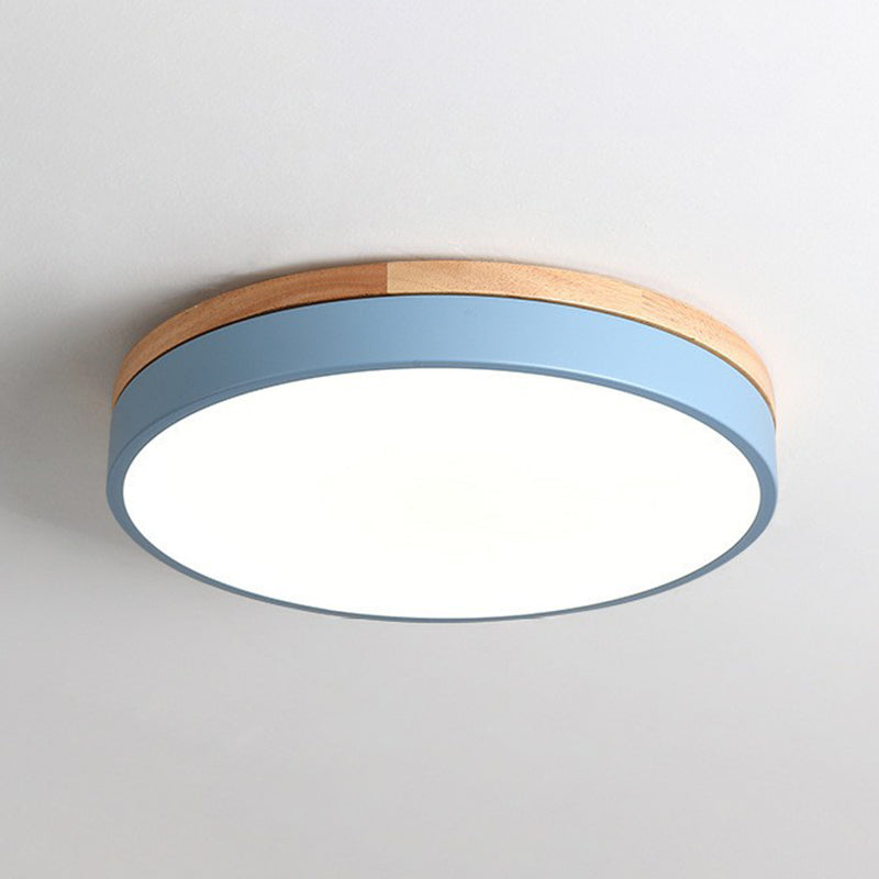Circle Shaped Bedroom Flush Mount Lighting Acrylic Simplistic LED Flush Mount Fixture